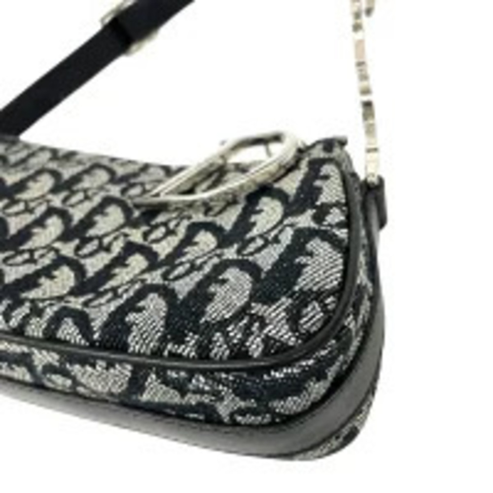 Christian Dior Trotter Hobo Bag Shoulder Canvas Accessory Clutch Handbag - Picture 3 of 11